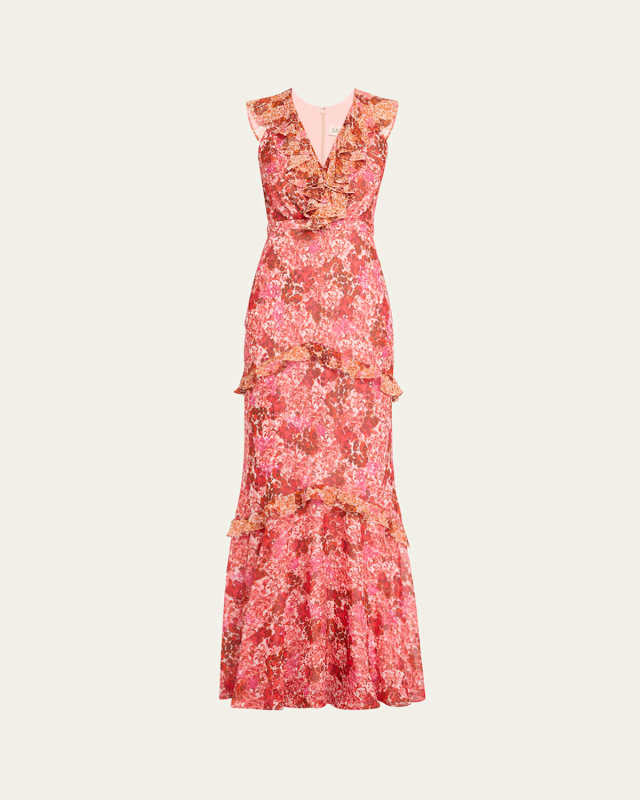 Rita Tiered Ruffle Cocktail Dress